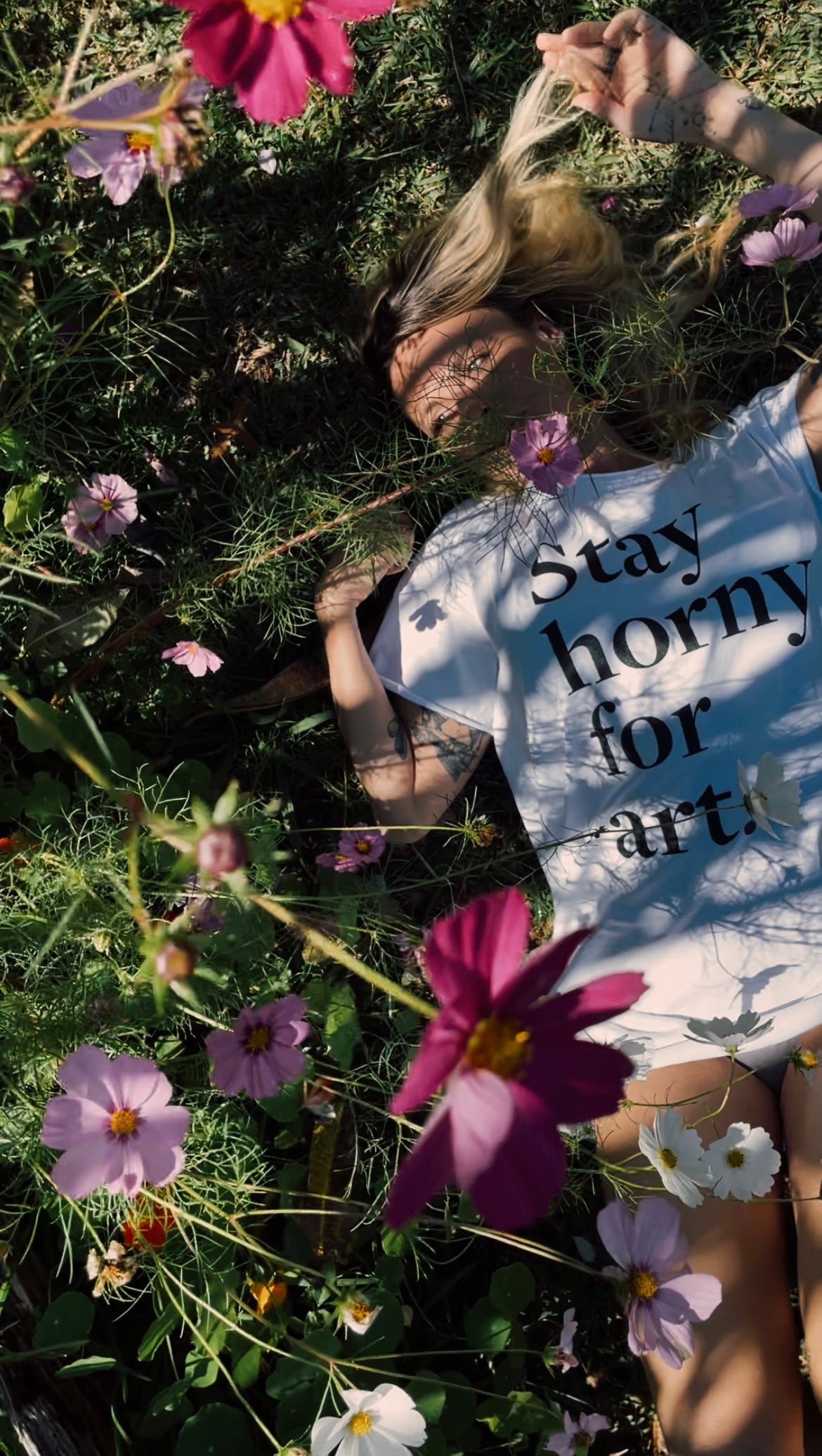 Stay Horny For Art Tee